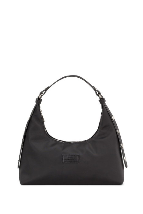 Zoozie Bags Bolso de Mano en Cuero Satinado Negro Zoozie Bags Bolso de Mano en Cuero Satinado Negro